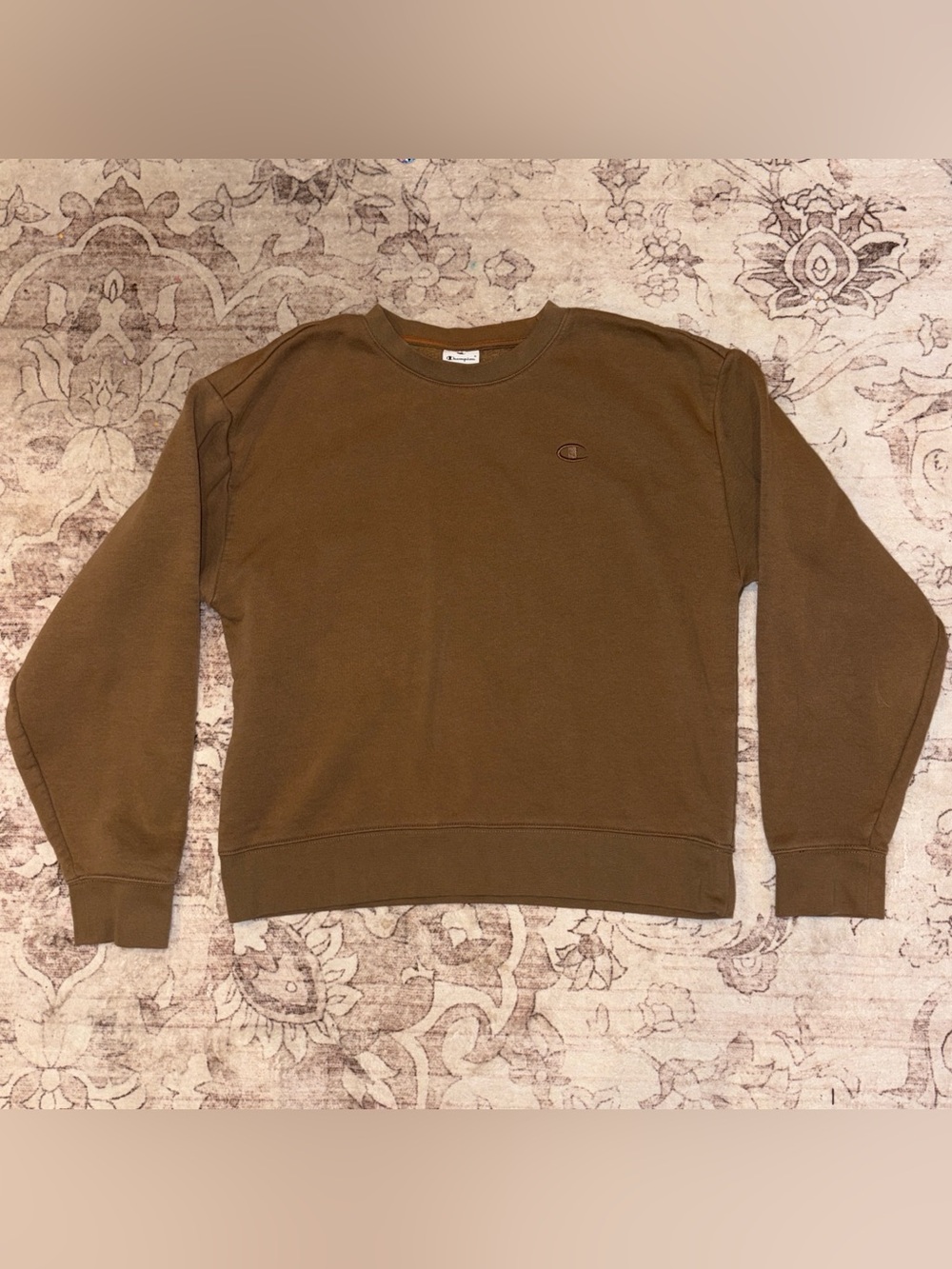 Brown Champion Crewneck